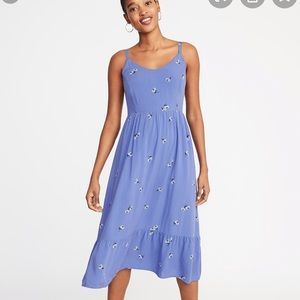 Floral Old Navy Fit and Flare Dress
